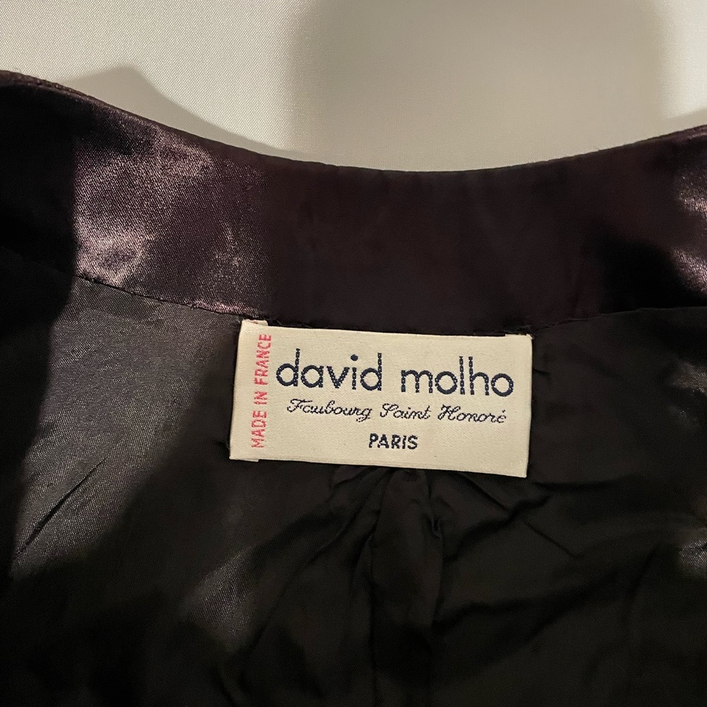 Vintage David Molho Paris Women’s Blazer Jacket Size 40 Made in France - Picture 6 of 12